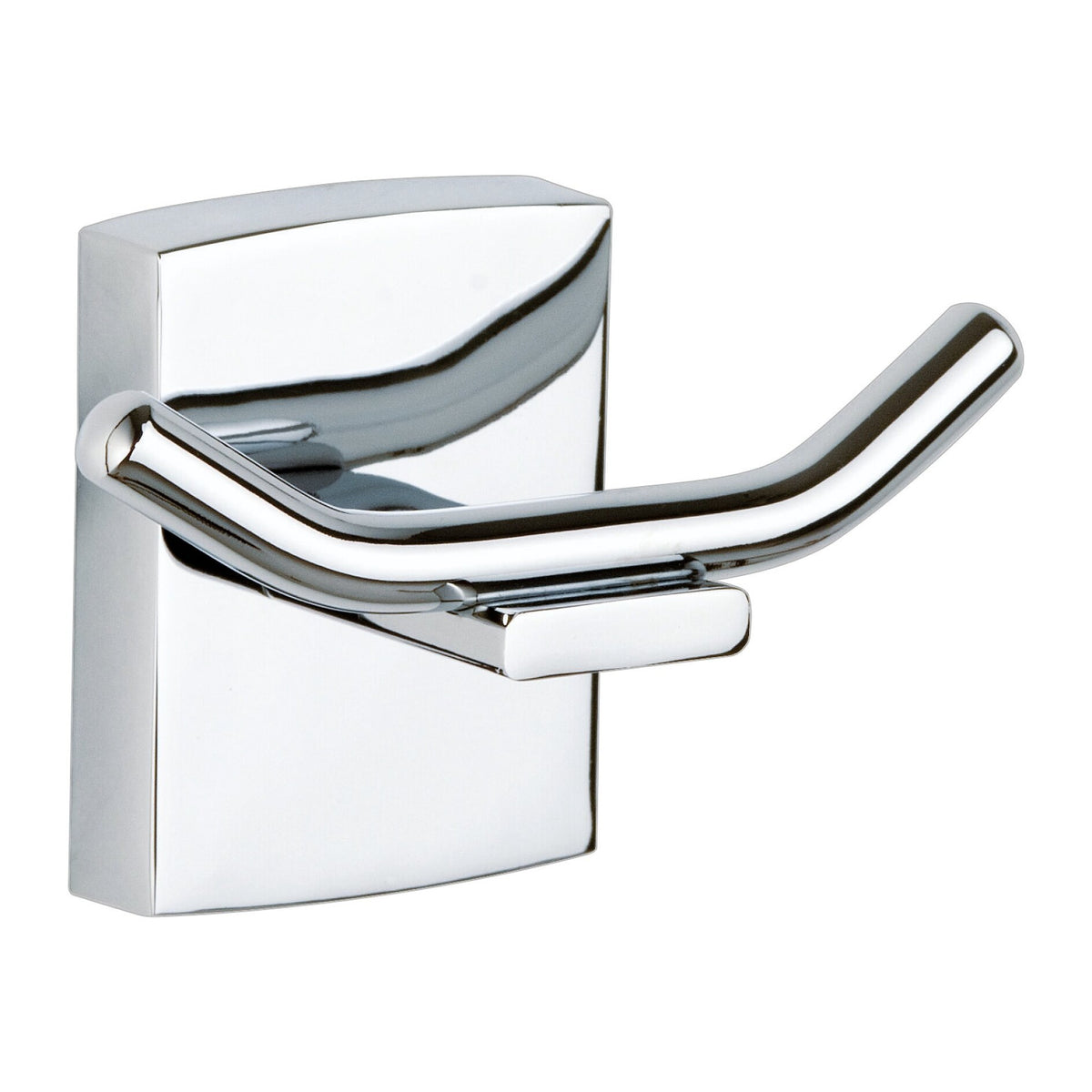 tesa Klaam Doppel-Wandhaken, verchromt, inkl. Klebelösung