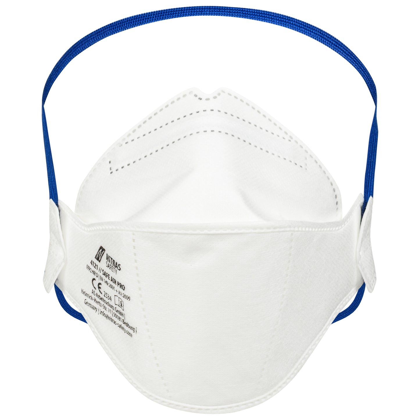 NITRAS SAFE AIR PRO, ademmasker, wit, EN 149, doos à 15 stuks premium kwaliteit | Pak (15 stuks)