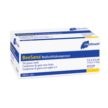 BeeSana® gaasspleetkompres, niet-steriel, 12-voudig (100 stuks)