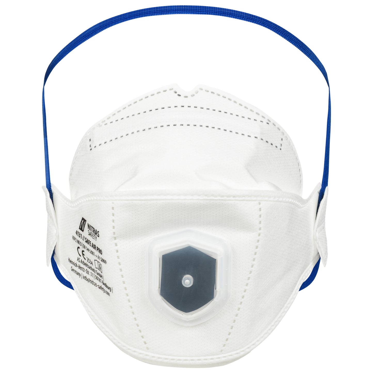 NITRAS SAFE AIR PRO, ademmasker, wit, EN 149, doos à 15 stuks premium kwaliteit | Pak (15 stuks)