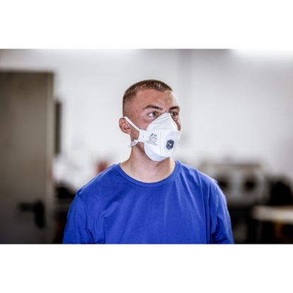 NITRAS SAFE AIR PRO, ademmasker, wit, EN 149, doos à 15 stuks premium kwaliteit | Pak (15 stuks)