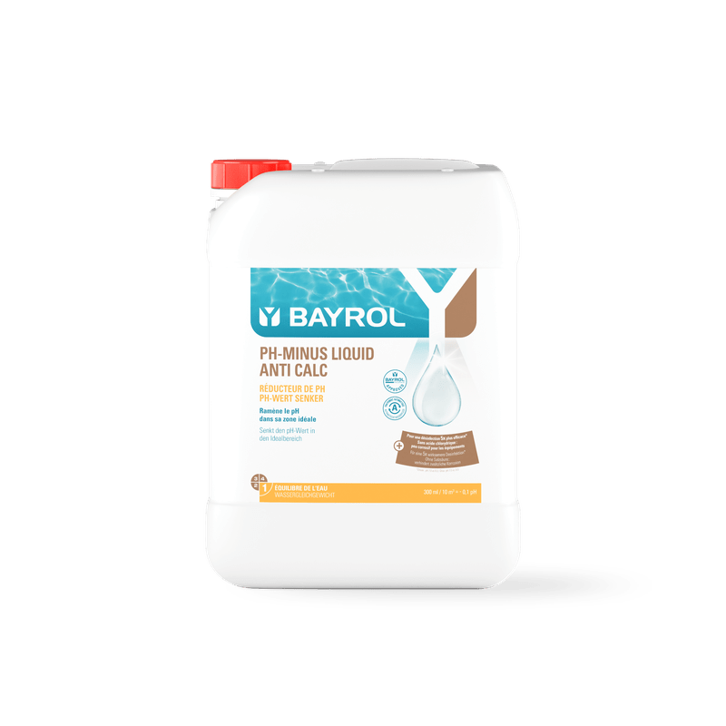 BAYROL pH-Minus Vloeibaar Anti Calc 20 L concentraat voor het verlagen van een pH-waarde