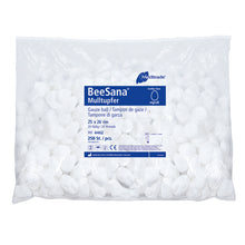 BeeSana® gaasdoekje, zonder RöKo, niet-steriel, 25 x 26 cm, ronde vorm, eierformaat | Pak (250 stuks)