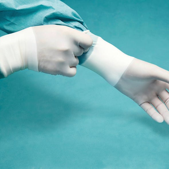 Hartmann peha-tfift® latex thout op handschoenen