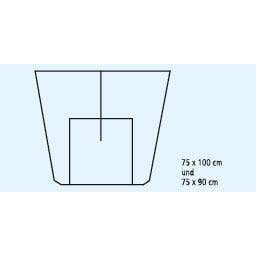 Hartmann Fdrape P tulbanddoek 100x65 90x75 P22 | Pak (22 stuks)