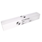 Een rechthoekige witte doos met het opschrift "UNIVERSAL" bevat EMIL DEISS KG (GmbH + Co.) transparante bedhoezen 3200x950 mm, productnaam DEISS 49893, verpakking van 200 stuks, met Duitse tekst op de voorkant.