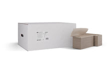 Papieren handdoeken, V-vouw, 23,5x21cm, bruin, 20x250 vellen | Doos (20 pakken)