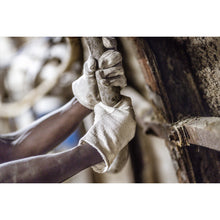 NITRAS katoenen jersey handschoenen, natuurlijk katoenen jersey | Pakket (12 paar)