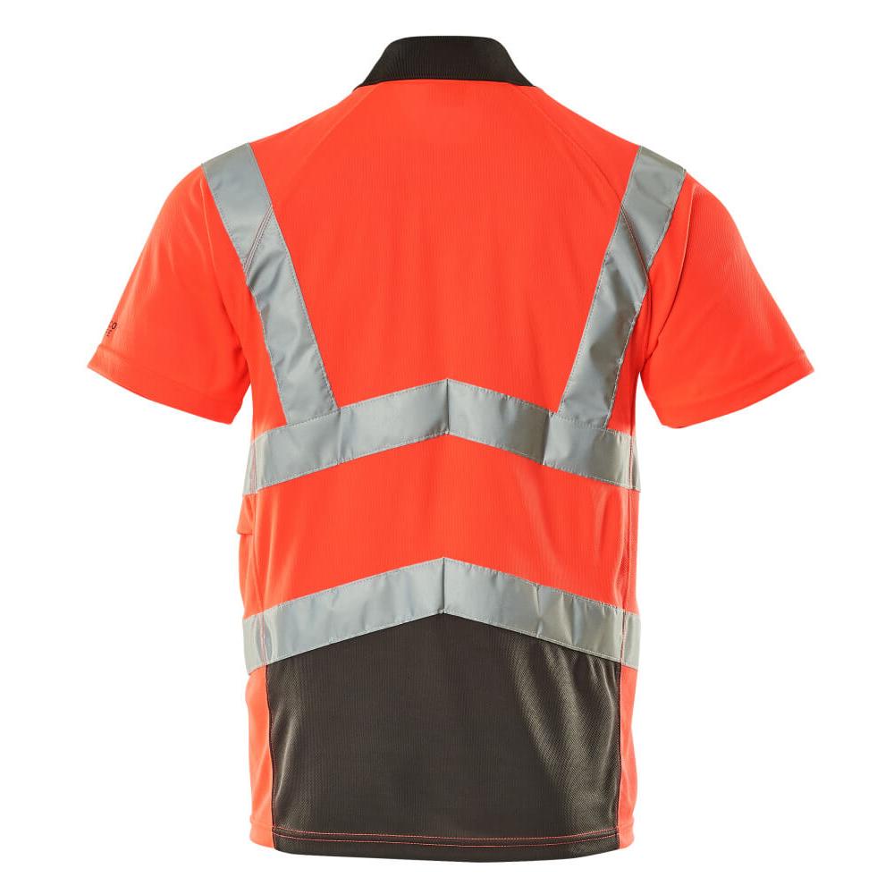 MASCOT® Anadia poloshirt, signalisatie rood/donker antraciet