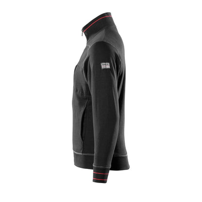 MASCOT® Chania sweatshirt met ritssluiting, zwart
