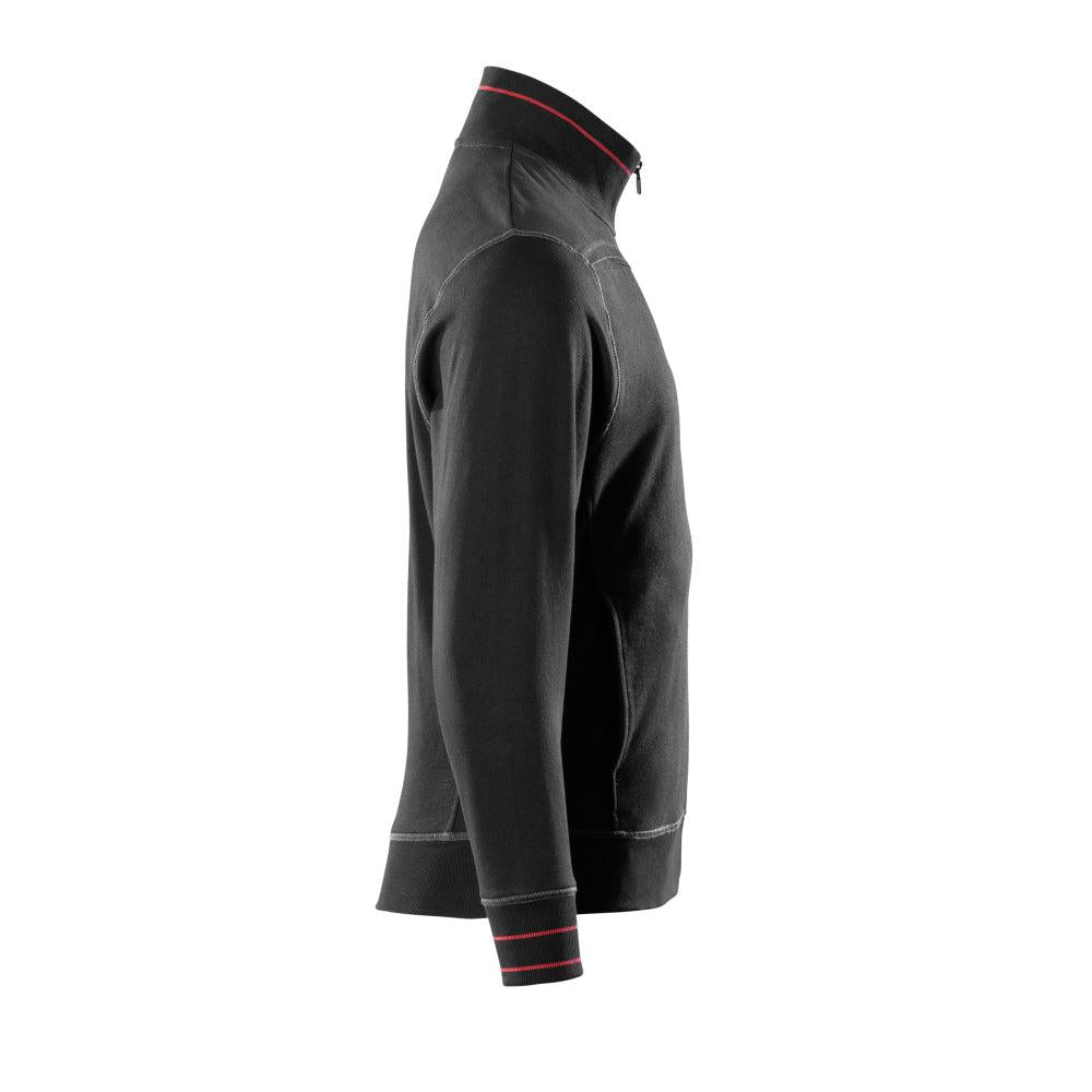 MASCOT® Chania sweatshirt met ritssluiting, zwart