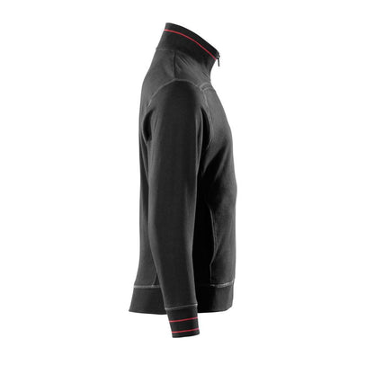 MASCOT® Chania sweatshirt met ritssluiting, zwart