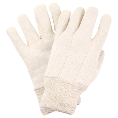 NITRAS katoenen jersey handschoenen, natuurlijk katoenen jersey | Pakket (12 paar)