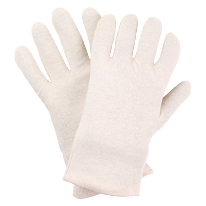 NITRAS katoenen jersey handschoenen, natuurlijk katoenen jersey | Pakket (12 paar)