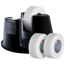 tesafilm tafelafroller compact + 3 rollen Invisible, zwart
