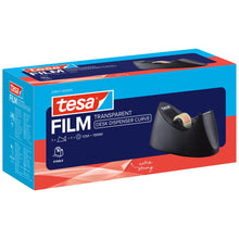 tesa DESK DISPENSER CURVE tafelafroller met tesafilm TRANSPARENT