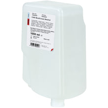 Ein weißer 1000-ml-Kunststoffbehälter von CWS Seifencreme BestCream Neutral für empfindliche Haut, beschriftet mit Inhaltsstoffen und Details. Die Flasche hat zwei Ausgießer am Boden und ist vor einem schlichten weißen Hintergrund abgebildet.