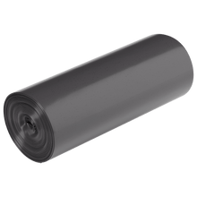 Afgebeeld is een grootrol DEISS 54908 scheurvaste vuilniszakken (500x580 mm, grijs, 50 stuks) van EMIL DEISS KG (GmbH + Co.) tegen een eenvoudige witte achtergrond.