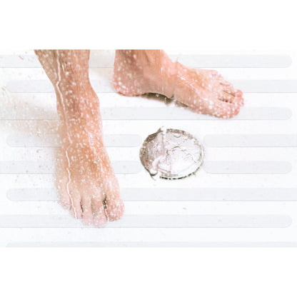 tesa Anti-Rutschband Bad & Dusche, 5 m x 25 mm, transparent – Anwendung