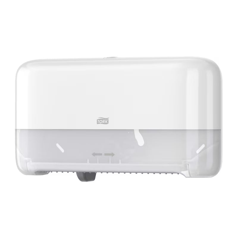 Tork OptiServe® Dubbele Rol Tubeless Toiletpapier Dispenser Wit T7