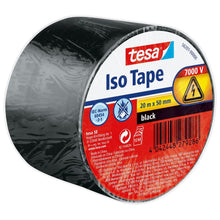 tesa isolatietape SPVC elektrotape zwart, 20 m x 50 mm