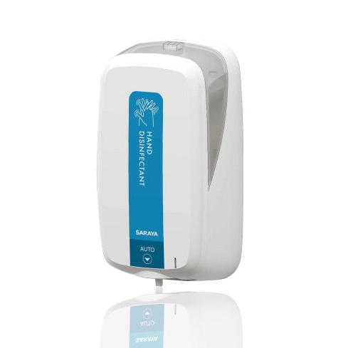 Saraya UD-1600 Dispenser voor desinfectiemiddel en zeep (batterijen niet inbegrepen) | 1 stuk