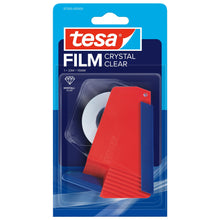 tesa HOUSEHOLD DISPENSER huishoudelijke afroller met tesafilm CRYSTAL CLEAR, transparant