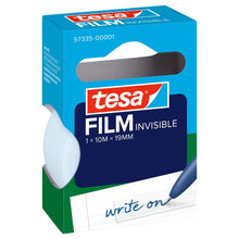 tesafilm INVISIBLE, matwit, in een ophangbare vouwdoos, 10 m x 19 mm