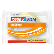 Tesafilm Standard, transparant, in een flowpack, 10 m x 15 mm