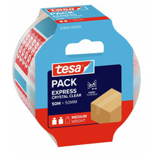 tesapack EXPRESS, 50 m x 50 mm, transparant