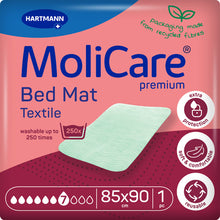 Uit productie genomen artikel: MoliCare Pr Bedmat Tex 7T Flü 75x85 met vleugels | Pak (10 stuks)