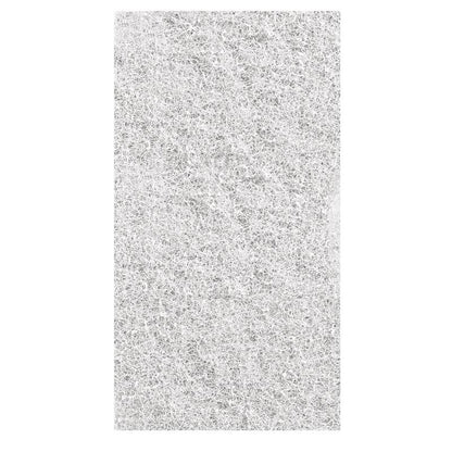 Het Twister Handpad 2 stuks van Diversey Deutschland GmbH & Co. OHG is een rechthoekig, wit, vezelig mesh-pad met een willekeurig netachtig patroon en een dunne, luchtige textuur; het compacte ontwerp steekt af tegen de eenvoudige witte achtergrond.