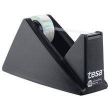 tesa DESK DISPENSER ECONOMY RECYCLED tafelafroller met tesafilm CRYSTAL RECYCLED, transparant