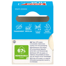 tesafilm PAPER, transparant, in een hangende vouwdoos, 10 m x 19 mm