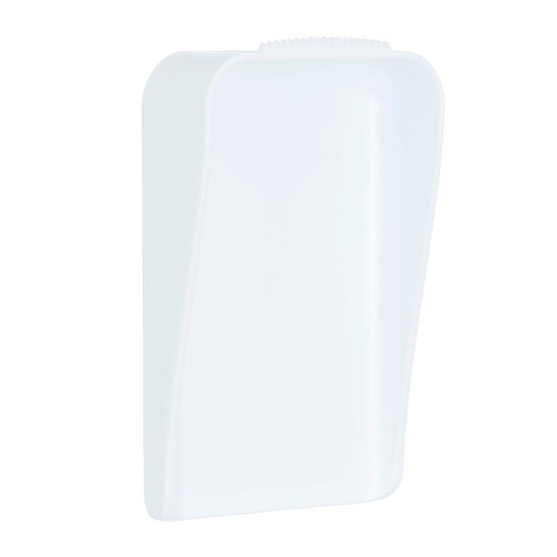 De Command™ canvasophanger van 3M Deutschland GmbH is een witte, rechthoekige kunststofhouder met afgeronde randen en een licht gebogen voorkant, afgebeeld op een eenvoudige witte achtergrond.