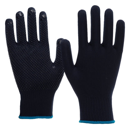 NITRAS gebreide handschoenen, blauw