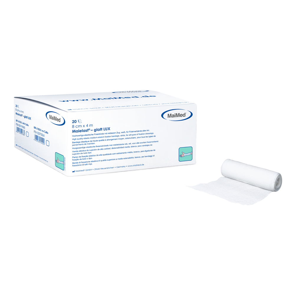 Maielast-smooth LUX Cello elastische fixeerzwachtels, 20 stuks/doos