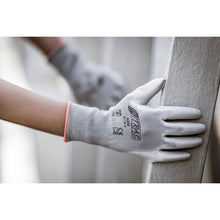 NITRAS nylon handschoenen, grijs