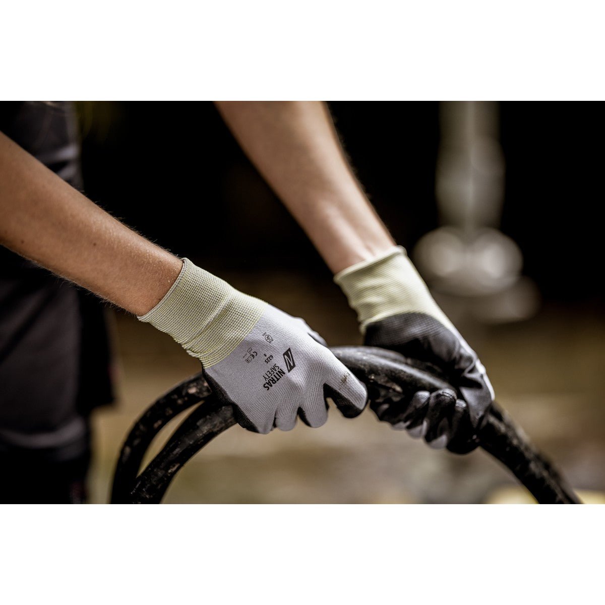 NITRAS montagehandschoenen, grijs/zwart