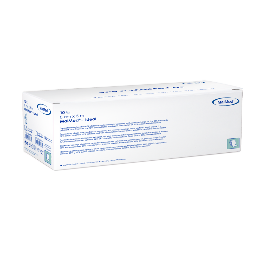 MaiMed-Ideal, zonder cello, witte blijvend elastische bandages