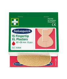 Xl-textielpleisters voor de vingertoppen, 15 stuks per rol  | Verpakking (15 stuks)