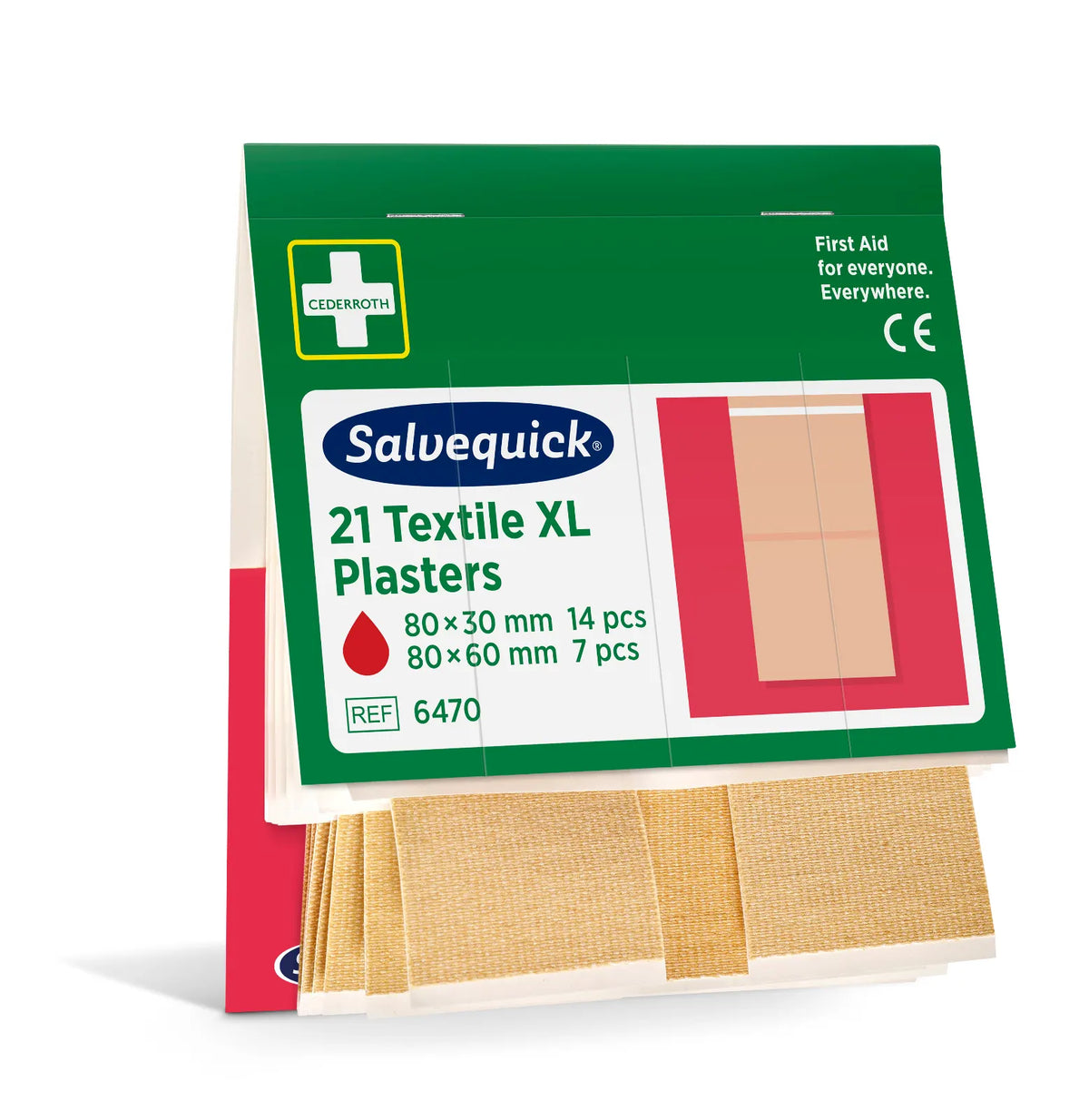 Xl textielgips, pleisters | Verpakking (21 stuks)