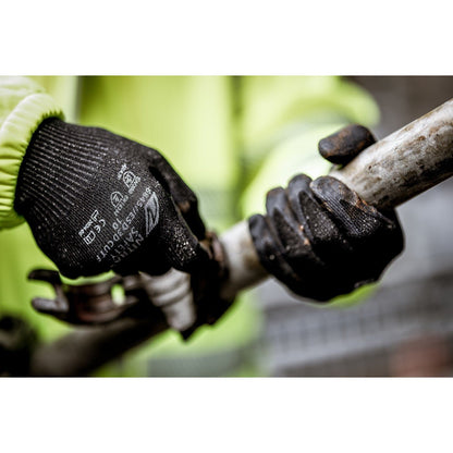 NITRAS ESD 3D CUT F, snijbeschermingshandschoenen, zwart