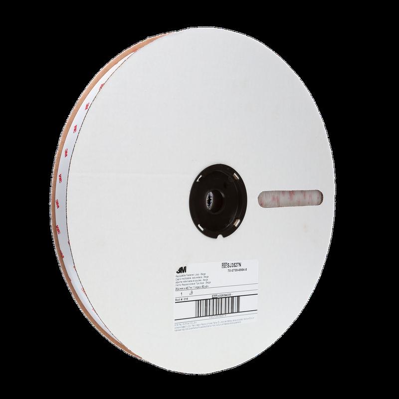 3M™ Lustape SJ3527N Zwart - Verwijderbare klittenbandsluitingen