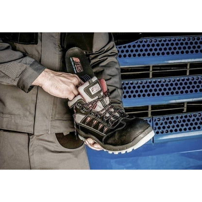 NITRAS ERGO STEP LOW, semi-orthopedische binnenzool, zwart/groen