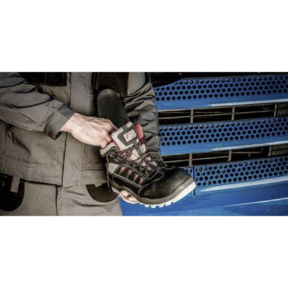 NITRAS ERGO STEP HIGH, semi-orthopedische binnenzool, zwart/geel