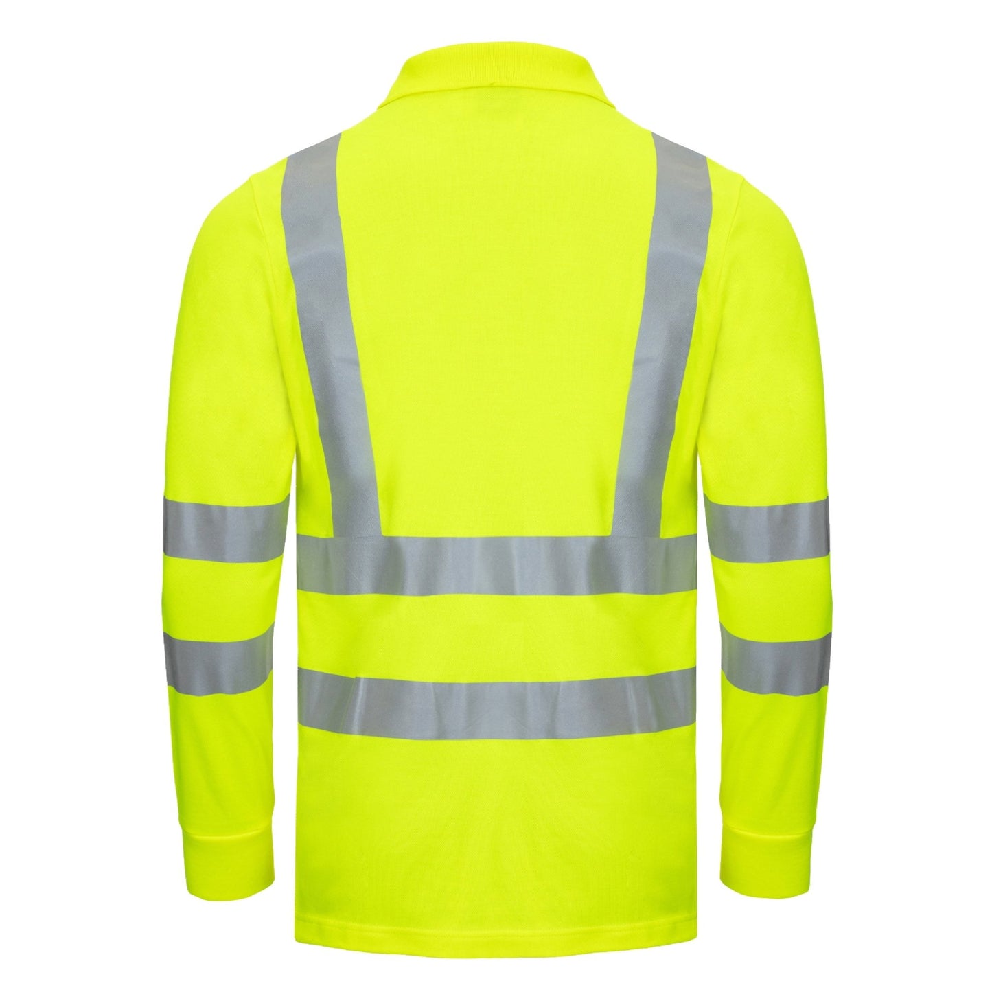 NITRAS MOTION TEX VIZ, poloshirt met lange mouwen en hoge zichtbaarheid