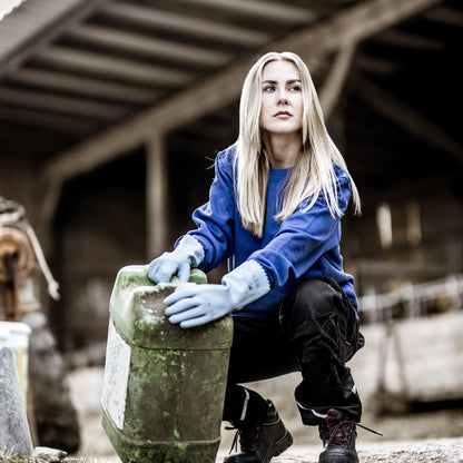 NITRAS BLUE POWER GRIP, handschoenen voor chemische bescherming, blauw