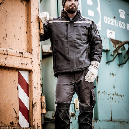 NITRAS MOTION TEX PLUS, parka, antraciet/zwart