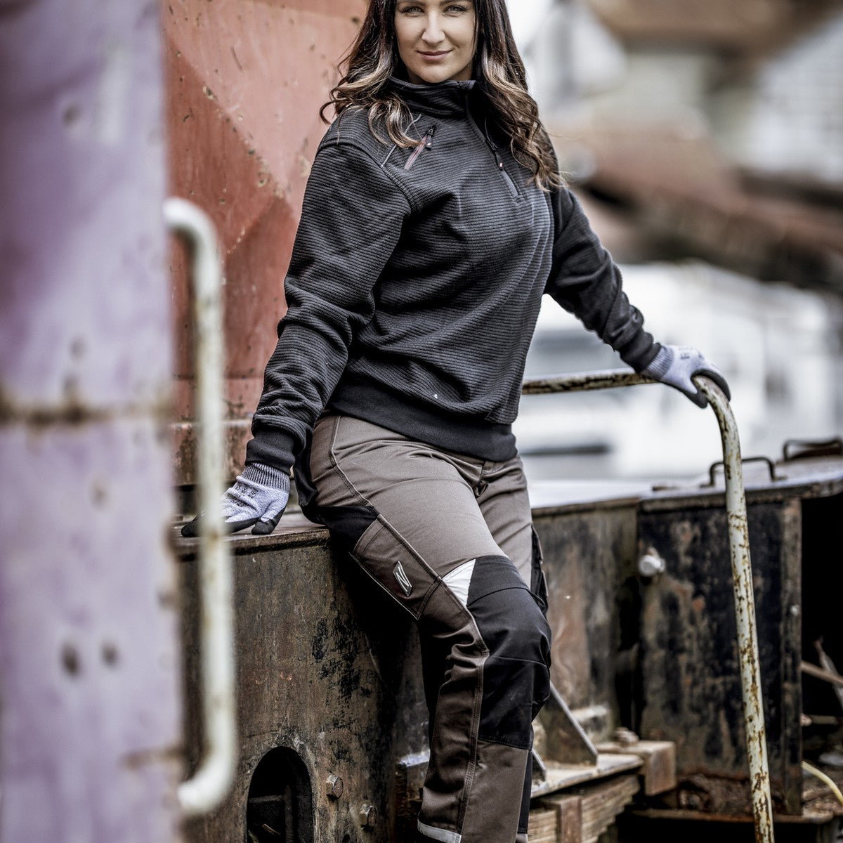 NITRAS MOTION TEX PLUS, trui, zwart